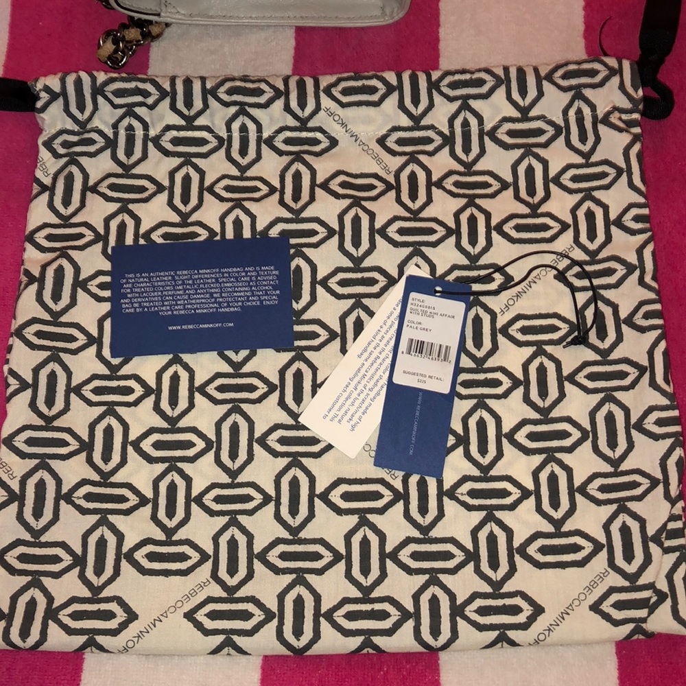 Rebecca Minkoff quilted mini affair with studs bag - Picture 6 of 8